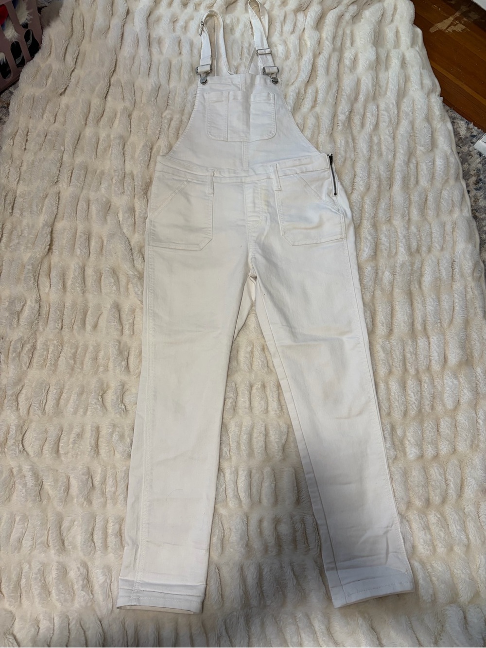 GAP White Denim Women's Overalls
